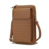 Mkf Collection By Mia K Mala Phone Wallet Crossbody Handbag In Brown