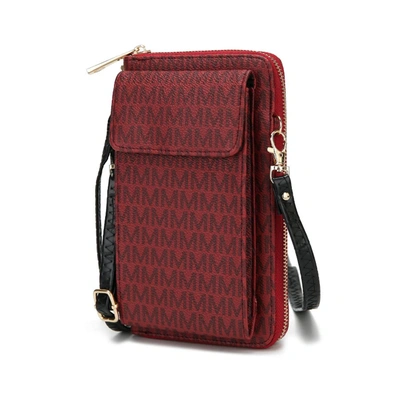 Mkf Collection By Mia K Mala Phone Wallet Crossbody Handbag In Red