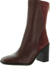 Sarto Franco Sarto Steviena Womens Leather Square Toe Mid-calf Boots In Multi