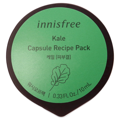 Innisfree Capsule Recipe Pack Mask - Kale By  For Unisex - 0.33 oz Mask