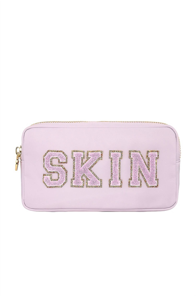 Stoney Clover Lane Skin Small Pouch In Lilac In Purple