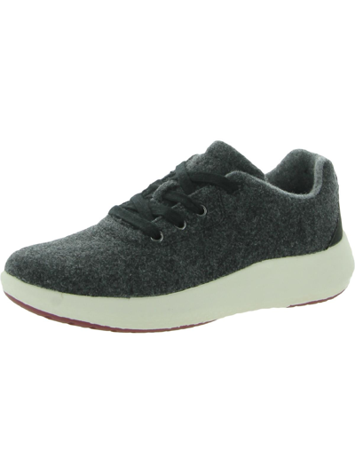 Easy Spirit Womens Lace Up Textured Casual And Fashion Sneakers In Grey