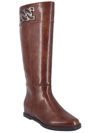 IMPO REILEY WOMENS FAUX LEATHER ZIP UP KNEE-HIGH BOOTS