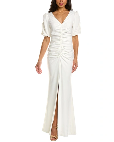 Black Halo Remus Gown In White
