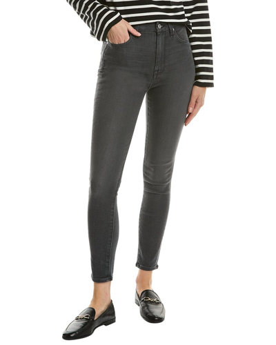7 For All Mankind The High-waist Bgy Ankle Skinny Jean In Grey