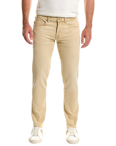 7 For All Mankind Slimmy Bamboo Tapered Leg Jean In Beige