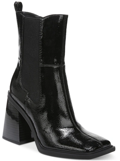 Circus By Sam Edelman Lauren Womens Square Toe Chelsea Boots In Black