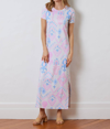 DUDLEY STEPHENS BALI MAXI DRESS IN LUXE STRETCH IN SUMMER IKAT