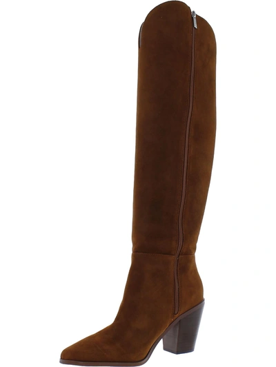 Jessica Simpson Ravyn Womens Suede Zipper Over-the-knee Boots In Multi