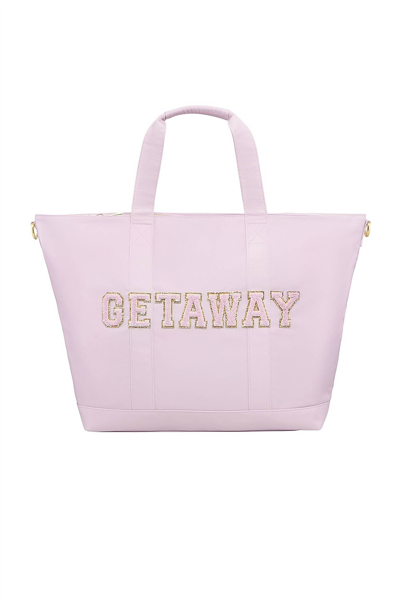 Stoney Clover Lane Getaway Tote Bag In Purple