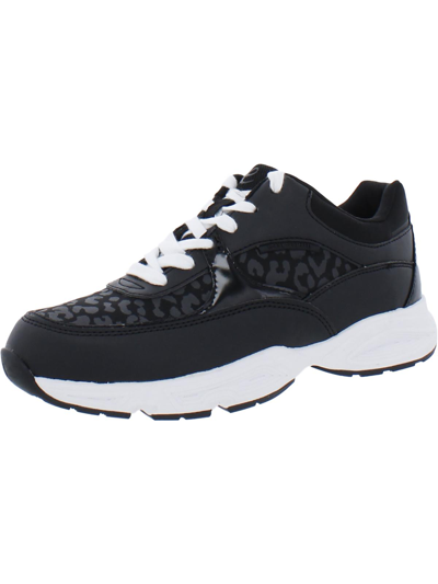 Easy Spirit Galaxie 3 Womens Mesh Lace Up Casual And Fashion Sneakers In Black