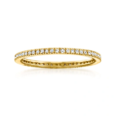 Rs Pure By Ross-simons Diamond Eternity Band In 14kt Yellow Gold In White