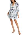 Iro Oslona Silk-blend Mini Dress In Blue