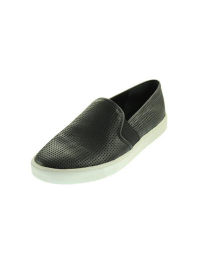 Vince Blair Perforated Leather Slip-on Sneakers In Midnight Blue