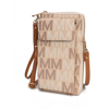 Mkf Collection By Mia K Cossetta 2 In 1 Cell Phone Crossbody/wristlet In Beige