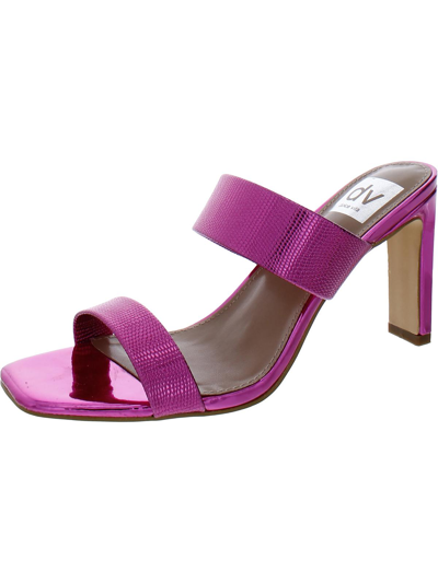 Dolce Vita Selsta Womens Slip On Sandals Heels In Pink