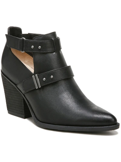 Soul Naturalizer Matcha Womens Western Belted Ankle Boots In Black