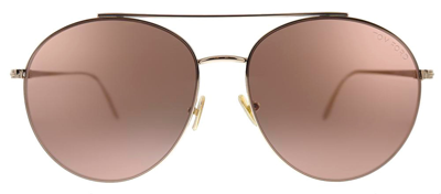 Tom Ford Ft0757 28y Aviator Sunglasses In Pink