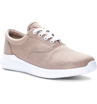 Propét Women's Flicker Sneaker In Tan In Beige