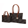 MKF COLLECTION BY MIA K LADY II M SIGNATURE TOTE & WALLET SET