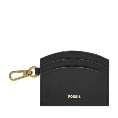 Fossil Women's Sofia Leather Card Case In Black