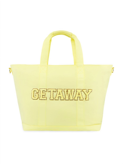 Stoney Clover Lane Getaway Tote Bag In Banana In Yellow
