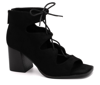 CORKYS FOOTWEAR WALLY HEEL IN BLACK