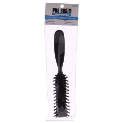 Marianna Pro Basic 7 Row Brush By  For Unisex - 1 Pc Hair Brush In Black