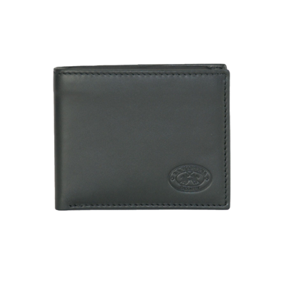 La Martina Calfskin Men's Wallet In Black