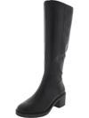 INC CHRISSIE P WOMENS FAUX LEATHER BLOCK HEELS KNEE-HIGH BOOTS