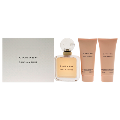 Carven Dans Ma Bulle By  For Women - 3 Pc Gift Set 3.3oz Edp Spray, 3.3oz Body Milk, 3.3oz Shower Gel