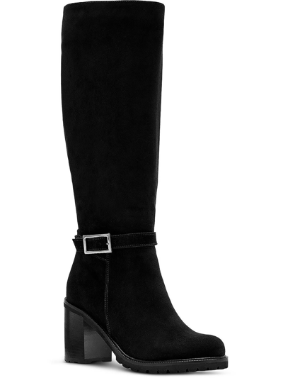 La Canadienne Paul Womens Suede Tall Knee-high Boots In Black