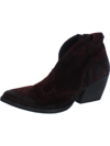 VINCE CAMUTO ELMIORA WOMENS SUEDE ZIP-UP ANKLE BOOTS