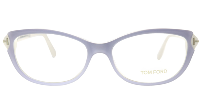 Tom Ford Ft 4286 Cat-eye Eyeglasses In Clear