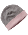 Forte Cashmere Reversible Cashmere Hat In Grey