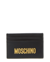 MOSCHINO LEATHER CARD CASE