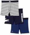 Lacoste Men's Iconic Cotton Stretch Fashion Briefs - 3 Pack In Multi In Multi