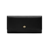Mulberry Leather Continental Wallet In Black