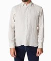 34 Heritage Solid Linen Chambray Button-up Shirt In Multi