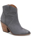 LUCKY BRAND LOXONA WOMENS LEATHER SIDE ZIP ANKLE BOOTS