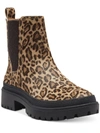 LUCKY BRAND LK EMALI 2 WOMENS LEATHER ANIMAL PRINT ANKLE BOOTS