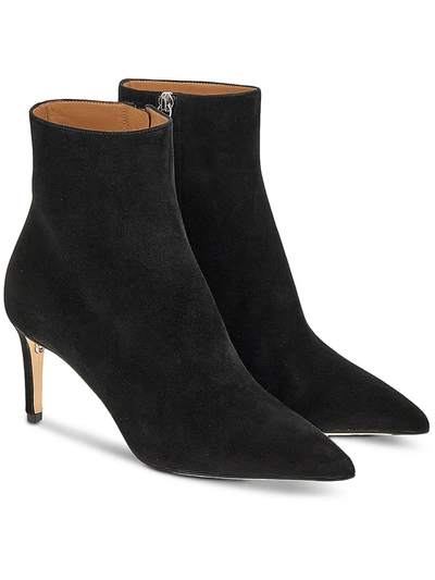 Ferragamo Ankle Boots Imogen Suede Black