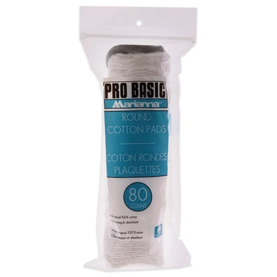 Marianna Pro Basic Round Cotton Pads By  For Unisex - 80 Pc Pads