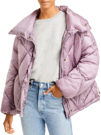 Oofwear Womens Winter Short Puffer Jacket In Multi