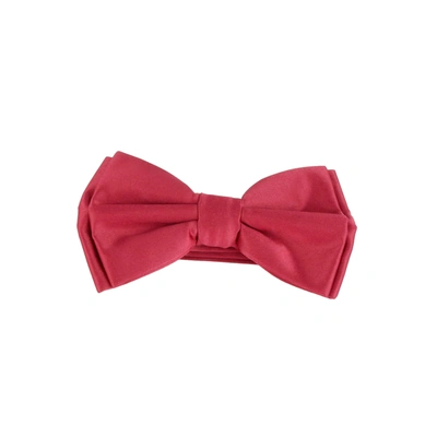 Emilio Romanelli Polyester Ties & Men's Bowty In Red