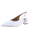 J. RENEÉ SHAYANNE WOMENS PATENT POINTED TOE SLINGBACK HEELS