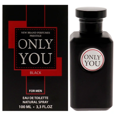 New Brand Only You Black By  For Men - 3.3 oz Edt Spray