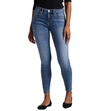 Jag Cecilia Skinny Mid Rise Jean In Sky Blue In Blue