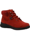 Wanderlust Boston Slouch Womens Suede Waterproof Ankle Boots In Multi