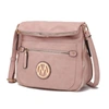 Mkf Collection By Mia K Luciana Vegan Leather Crossbody Handbag In Multi